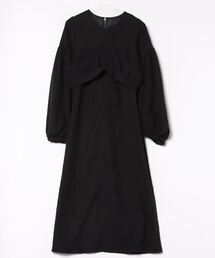 ピーチ起毛セットアップワンピース