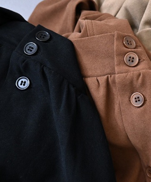 STYLEBLOCK（スタイルブロック）の「ピーチ起毛セットアップワンピース（ワンピース・レディース・ブラック/ブラウン/ベージュ・M）」の8枚目の写真