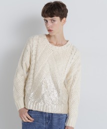AVIREX | FOIL PRINT KNIT TOPS/箔プリントニットトップス(ニット/セーター)