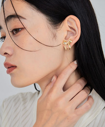 VIS | リボンメタルイヤリング(イヤリング)