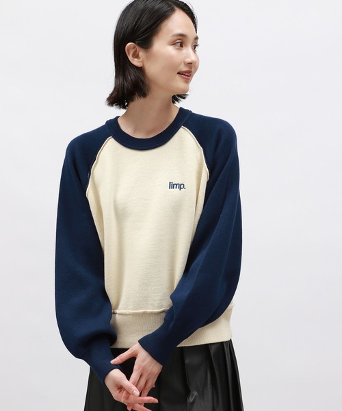 LAKOLE（ラコレ）の「スウェットライクニットプルオーバー / 141006（ニット/セーター・レディース・ブラック/ネイビー/ボルドー/ライトグレー/ベージュ/イエロー・FREE）」の4枚目の写真