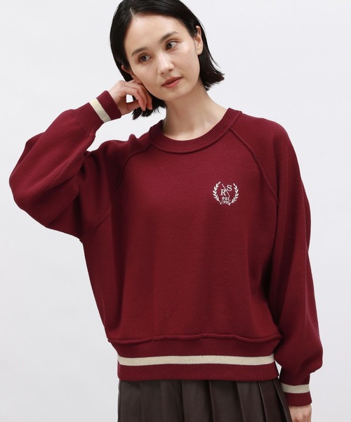 LAKOLE（ラコレ）の「スウェットライクニットプルオーバー / 141006（ニット/セーター・レディース・ブラック/ネイビー/ボルドー/ライトグレー/ベージュ/イエロー・FREE）」の6枚目の写真