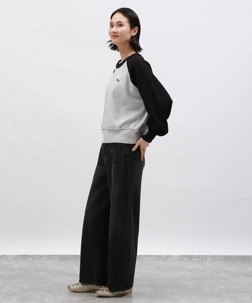 LAKOLE（ラコレ）の「スウェットライクニットプルオーバー / 141006（ニット/セーター・レディース・ブラック/ネイビー/ボルドー/ライトグレー/ベージュ/イエロー・FREE）」の8枚目の写真