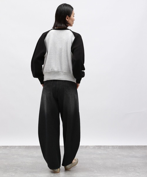 LAKOLE（ラコレ）の「スウェットライクニットプルオーバー / 141006（ニット/セーター・レディース・ブラック/ネイビー/ボルドー/ライトグレー/ベージュ/イエロー・FREE）」の9枚目の写真