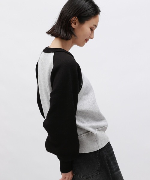 LAKOLE（ラコレ）の「スウェットライクニットプルオーバー / 141006（ニット/セーター・レディース・ブラック/ネイビー/ボルドー/ライトグレー/ベージュ/イエロー・FREE）」の10枚目の写真