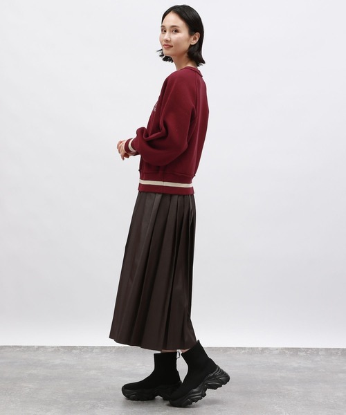 LAKOLE（ラコレ）の「スウェットライクニットプルオーバー / 141006（ニット/セーター・レディース・ブラック/ネイビー/ボルドー/ライトグレー/ベージュ/イエロー・FREE）」の20枚目の写真