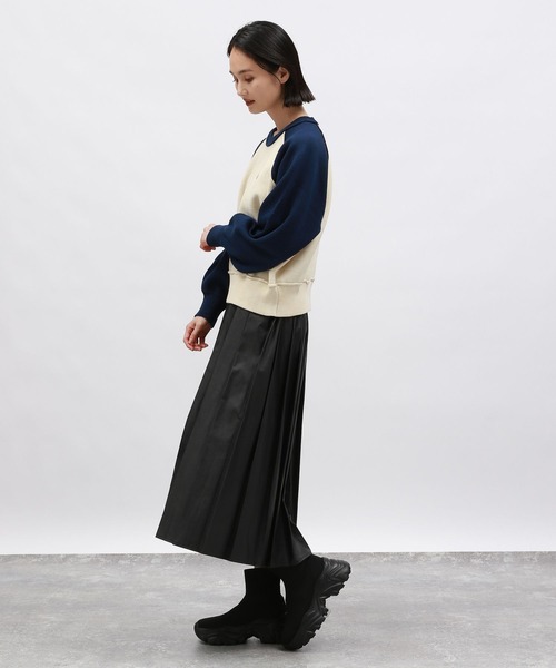 LAKOLE（ラコレ）の「スウェットライクニットプルオーバー / 141006（ニット/セーター・レディース・ブラック/ネイビー/ボルドー/ライトグレー/ベージュ/イエロー・FREE）」の15枚目の写真