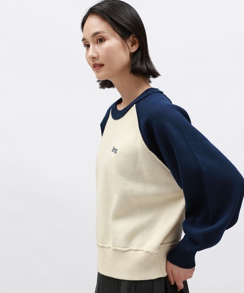 LAKOLE（ラコレ）の「スウェットライクニットプルオーバー / 141006（ニット/セーター・レディース・ブラック/ネイビー/ボルドー/ライトグレー/ベージュ/イエロー・FREE）」の17枚目の写真