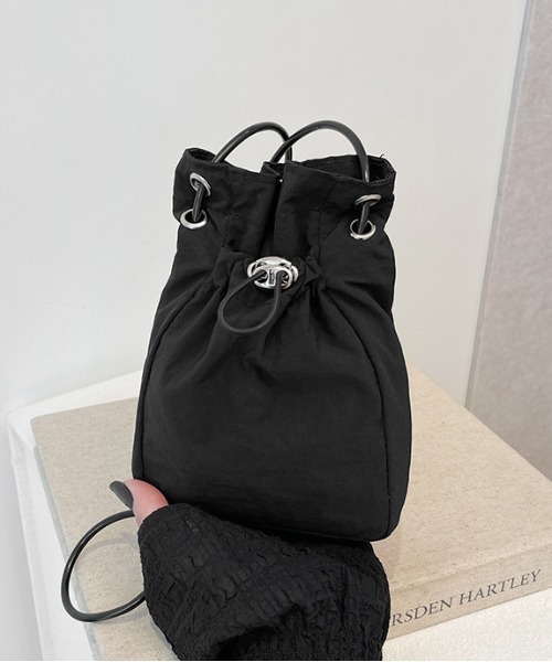 WEGO（ウィゴー）の「WEGO/ミニキンチャクポシェット（ショルダーバッグ・レディース・カーキ/アイボリー/ブラック/ピンク・FREE）」の13枚目の写真