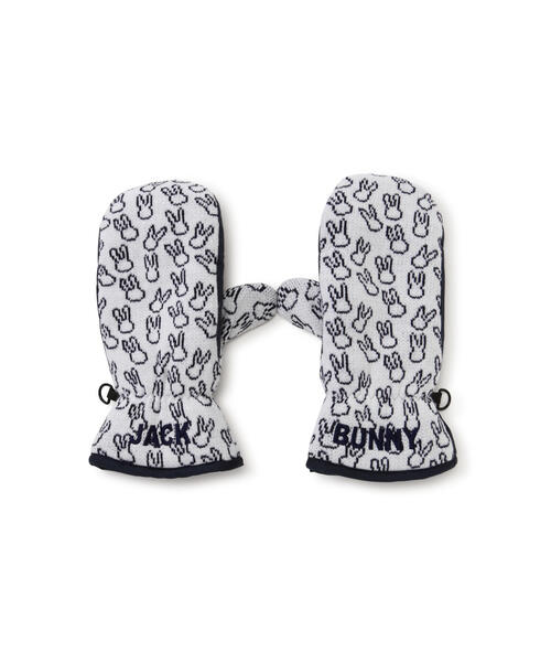 ジャックバニー❣️合織ミトン&ネックウォーマー unisex 新品未開封 ブラック 高機能ミドルソックス (LADIES) | Jack Bunny!!（ジャックバニー