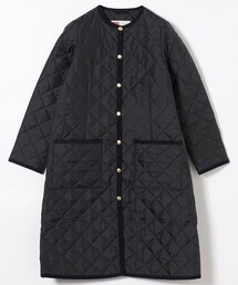 FREAK'S STORE（フリークスストア）の「TRADITIONAL WEATHERWEAR/トラディショナルウェザーウェア ARKLEY LONG/アークリーロング/キルティングロングコート（ノーカラーコート）」