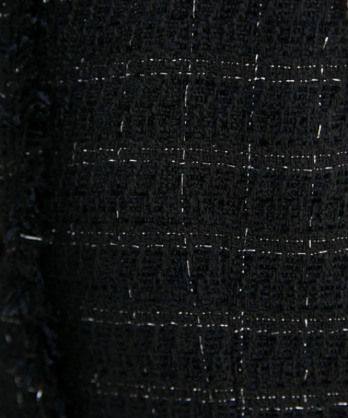 nissen（ニッセン）の「【販売終了】ツイードペプラムジレ（パール調ボタン）（ベスト・レディース・ブラック系その他・M/L）」の19枚目の写真