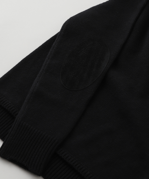 Maison Margiela(メゾンマルジェラ)の「Maison Margiela(メゾン マルジェラ) 5G Elbow Patch Shetland SI1GP0001S18064(ニット/セーター・メンズ・ブラック・LARGE/MEDIUM)」の6枚目の写真