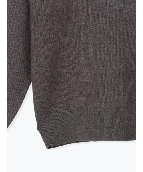 Te chichi（テチチ）の「発泡ロゴプリントニット（ニット/セーター・レディース・チャコールグレー/オフホワイト・F）」の15枚目の写真