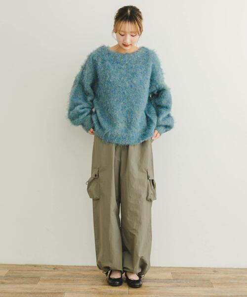 セール】ミックスシャギーニット（ニット/セーター）｜ITEMS