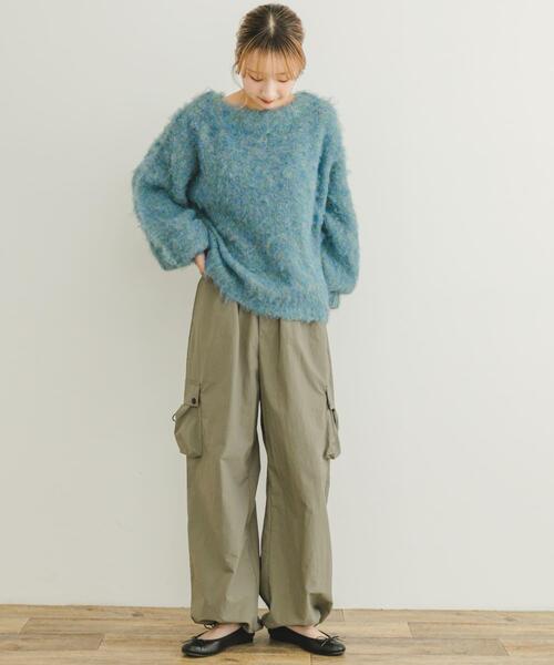 セール】ミックスシャギーニット（ニット/セーター）｜ITEMS