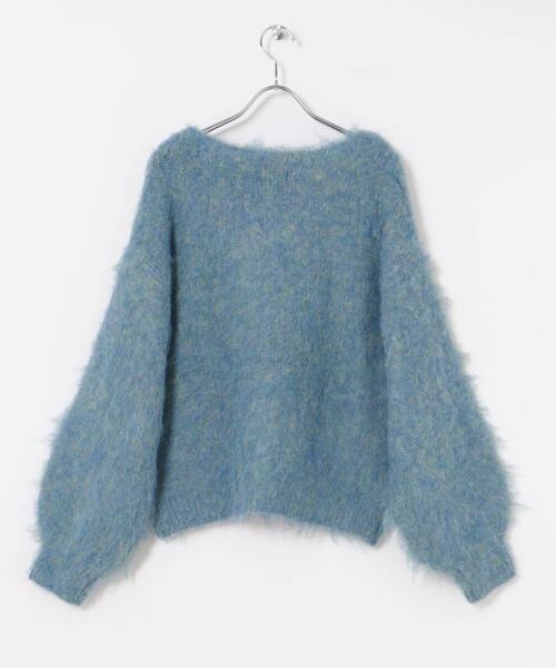 美品 Harley × アーバンリサーチ シャギーニット モヘアブレンド 38