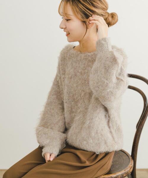 セール】ミックスシャギーニット（ニット/セーター）｜ITEMS