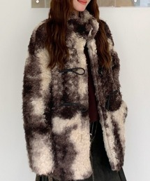 ジャケット/アウター（ブラウン/茶色系・フェイクファー）ファッション