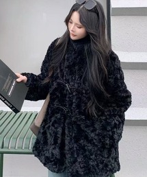 ファーコート フェイクファー ショート丈」に該当するファッション通販