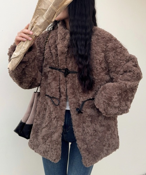 Sibra（シブラ）の「カラー追加 秋冬に大活躍！フェイクファーコート