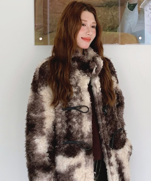 セール】カラー追加 秋冬に大活躍！フェイクファーコート（その他