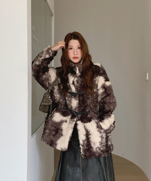 セール】カラー追加 秋冬に大活躍！フェイクファーコート（その他