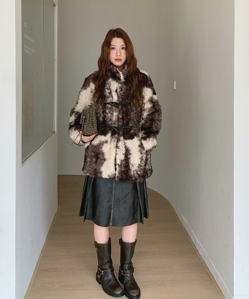 セール】カラー追加 秋冬に大活躍！フェイクファーコート（その他