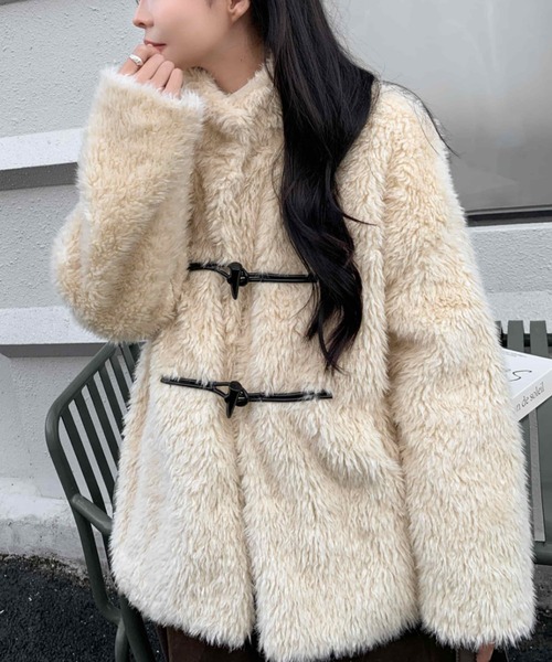 セール】カラー追加 秋冬に大活躍！フェイクファーコート（その他