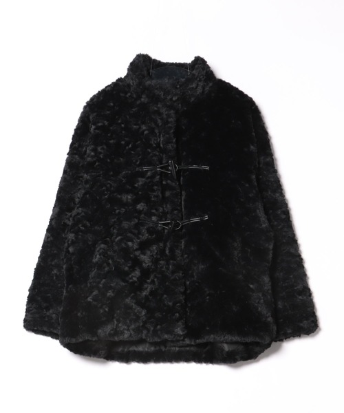 BUFFALOBOBS 黒 ファー付きコート セール】カラー追加 秋冬に大活躍！フェイクファーコート（その他