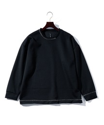ダンボールニット ステッチング スウェット レディース