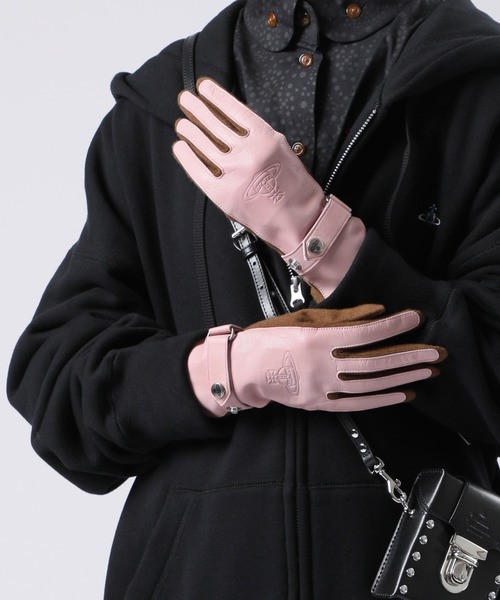 [Vivienne Westwood] ビッグORB ベルト手袋 Vivienne Westwood ヴィヴィアンウエストウッド レディース 手袋