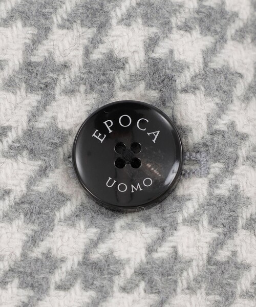 EPOCA UOMO（エポカウォモ）の「千鳥ジャカードチェスターコート（チェスターコート・メンズ・チャコールグレー/ライトグレー・48/46）」の12枚目の写真