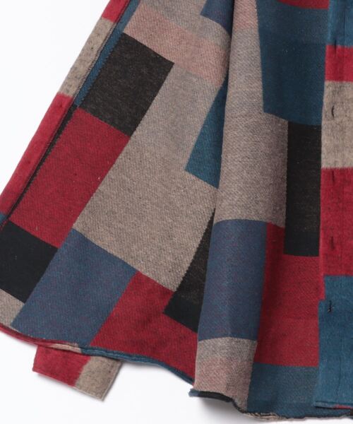 a.p.o.v. -ankoROCK's select- ランダムモザイクブロックチェック柄ファータッチシャツジャケット / メンズ レディース ユニセックス オーバーサイズ（シャツ/ブラウス）｜ankoROCK（アンコロック）