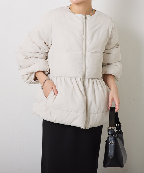 コラージュ ガリャルダガランテ ダウンジャケット ダウンコート　ペプラム COLLAGE GALLARDAGALANTE（コラージュガリャルダガランテ）の