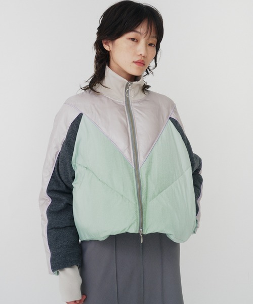 THINGS THAT MATTER（シングス ザット マター）の「MULTI  PAD JACKET / マルチパッドジャケット（その他アウター・レディース・ブラック/ミント・FREE）」の4枚目の写真