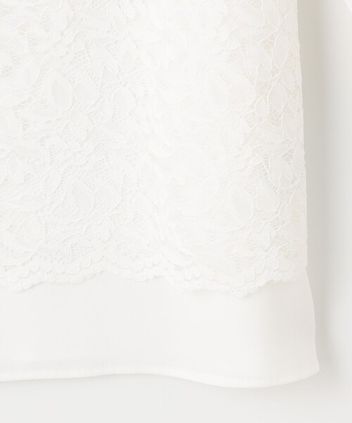 ANY SIS（エニィスィス）の「【洗える】レイヤードレース ブラウス（シャツ/ブラウス・レディース・ホワイト系・3/1/2）」の10枚目の写真