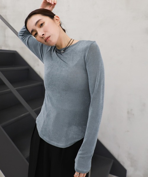 select MOCA（セレクトモカ）の「ダブルコードリングネックレス（ネックレス・レディース・シルバー・FREE）」の11枚目の写真