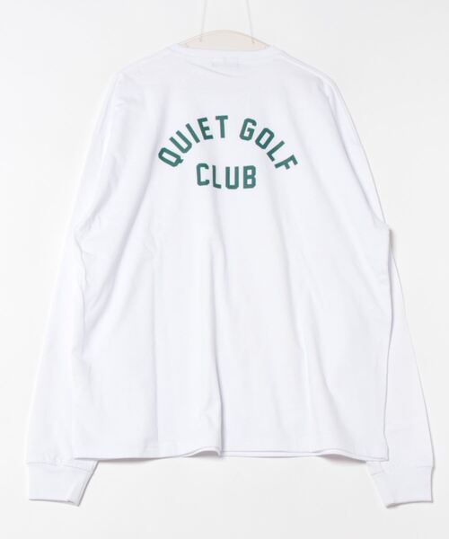 BENCH'S SELECT（ベンチセレクト）の「《QUIET GOLF》QG Long Sleeve Print T（Tシャツ/カットソー・メンズ・ホワイト/グリーン/ブラック・MEDIUM/LARGE/X-LARGE）」の10枚目の写真