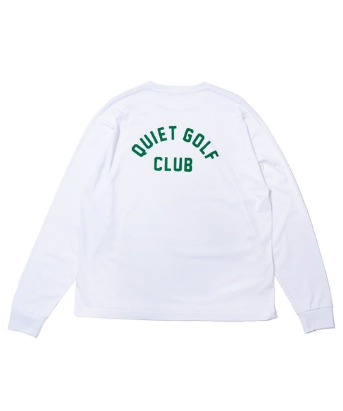 BENCH'S SELECT（ベンチセレクト）の「《QUIET GOLF》QG Long Sleeve Print T（Tシャツ/カットソー・メンズ・ホワイト/グリーン/ブラック・MEDIUM/LARGE/X-LARGE）」の4枚目の写真