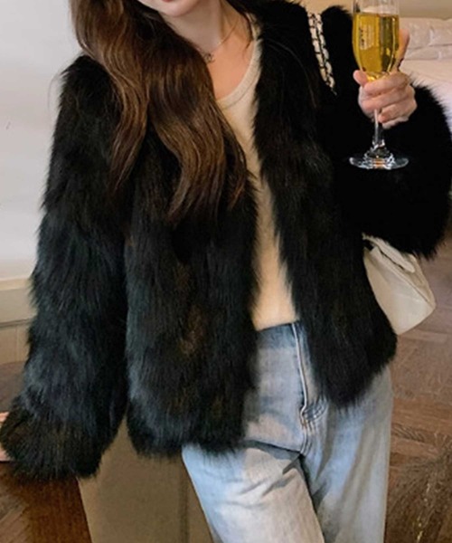 ﾉｰｶﾗｰﾌｪｲｸﾌｧｰｼﾞｬｹｯﾄ（その他アウター）｜CADBURY（キャドバリー）