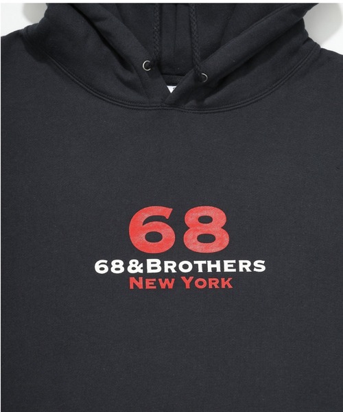 68&brothers(シックスティエイトアンドブラザーズ)の「68&BROTHERS シックスティーエイトアンドブラザーズ / "1st Logo" Hooded Sweat(パーカー・メンズ・グレー/アクア・LARGE/X-LARGE/MEDIUM)」の22枚目の写真