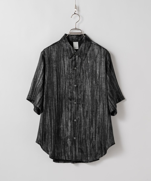 Various loose shirts -striped crepe- /バリアスルーズシャツ