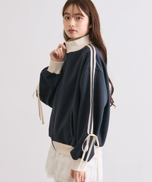 OLIVE des OLIVE | 袖リボントラックジャケット(カーディガン/ボレロ)