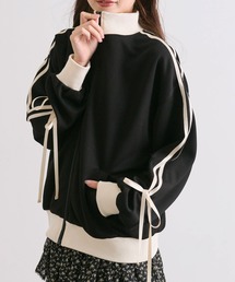 袖リボントラックジャケット