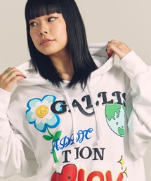 GA 裏毛-POP MOTIF HOODIE
