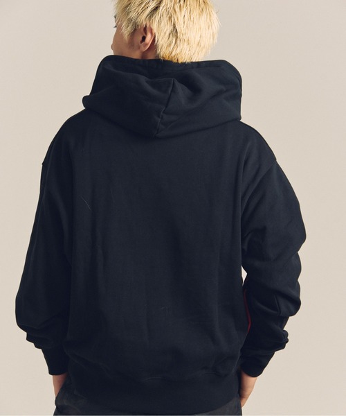 GALLIS ADDICTION（ガリスアディクション）の「GA 裏毛-POP MOTIF HOODIE（パーカー・メンズ・ブラック/ホワイト・M/L）」の6枚目の写真