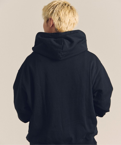 GALLIS ADDICTION（ガリスアディクション）の「GA 裏毛-POP MOTIF HOODIE（パーカー・メンズ・ブラック/ホワイト・M/L）」の7枚目の写真