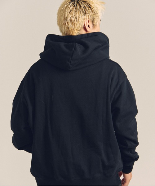 GALLIS ADDICTION（ガリスアディクション）の「GA 裏毛-POP MOTIF HOODIE（パーカー・メンズ・ブラック/ホワイト・M/L）」の8枚目の写真