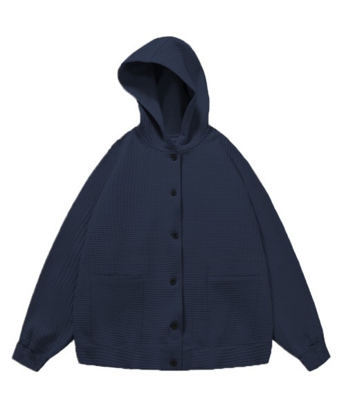 Ressaca（レサーカ）の「オーバーサイズフード付きカーディガン（カーディガン/ボレロ・メンズ・ナチュラル/ネイビー/ブラウン・XL/L/M）」の5枚目の写真